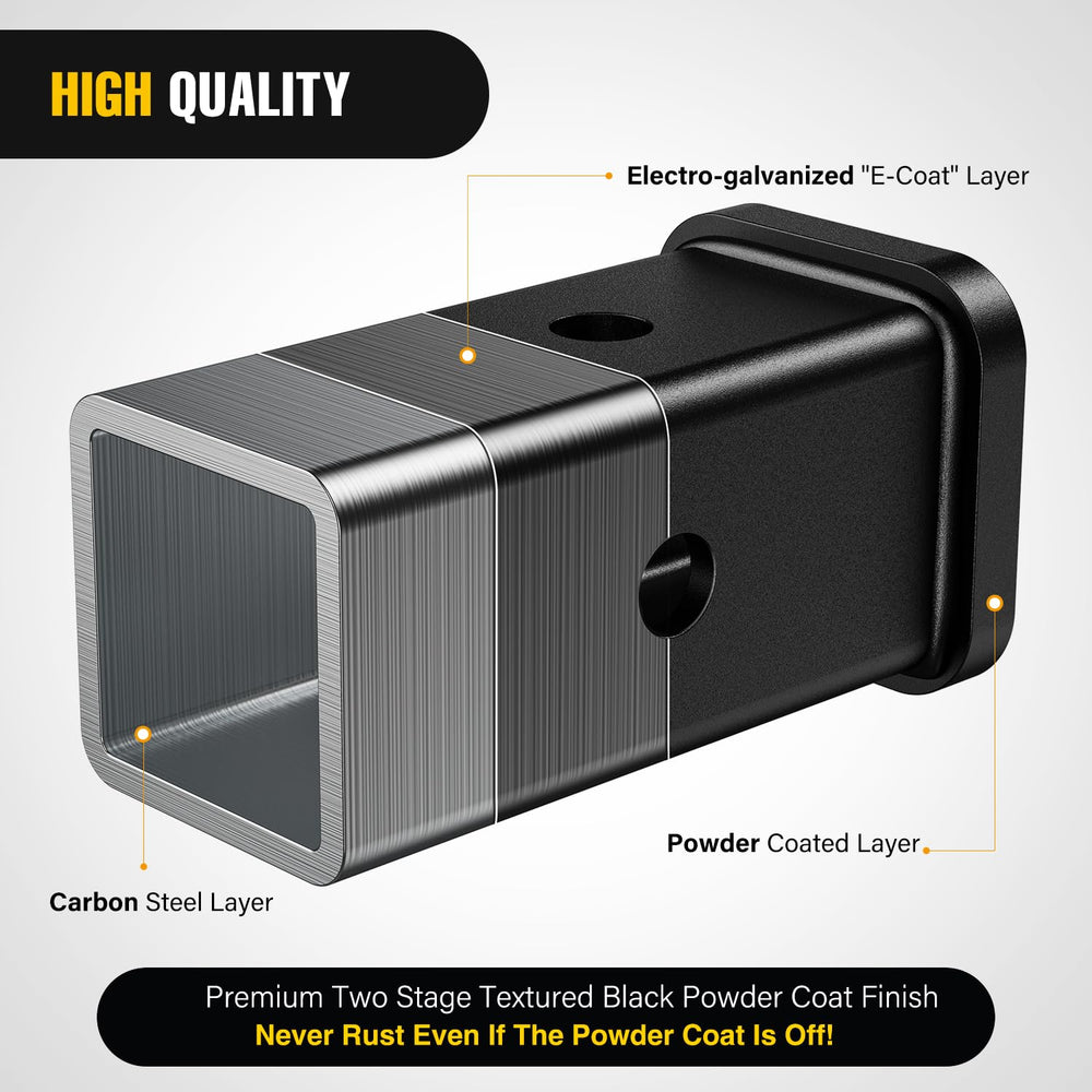 Nilight hitch pin and clip included for secure mounting