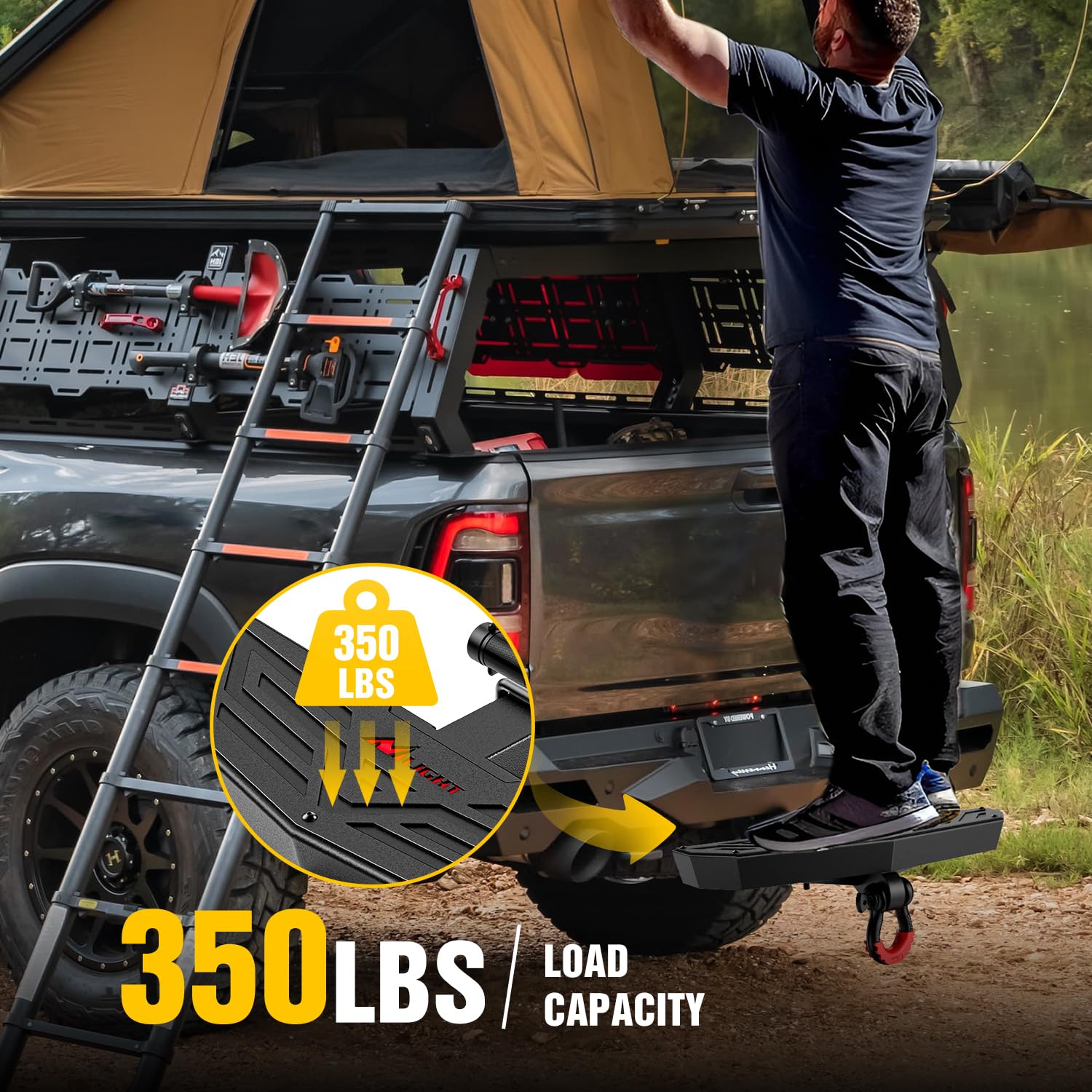 Nilight rear bumper guard design minimizes damage from low-speed impacts.