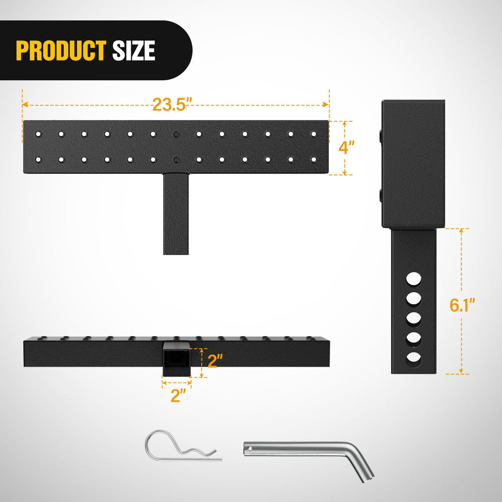 Nilight textured black finish provides durable anti-slip grip on rugged terrain
