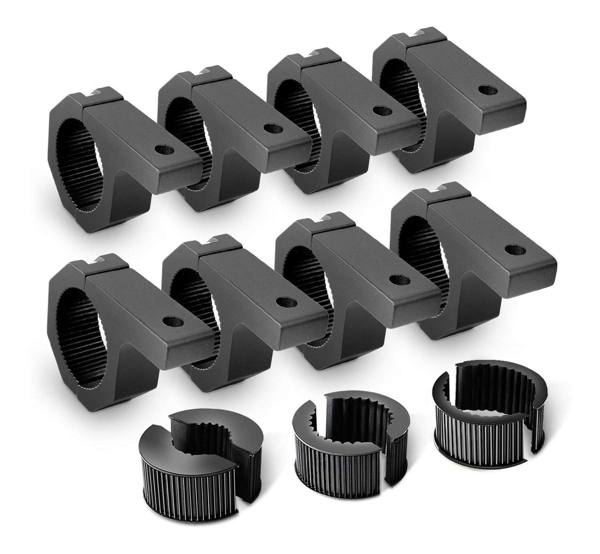 Nilight horizontal bar clamp on a 1in tube secures a light bar securely