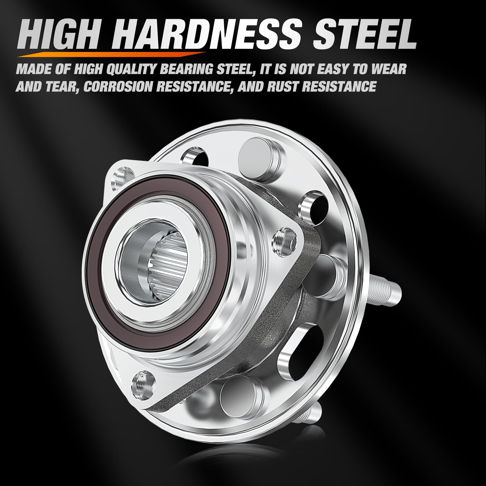 Nilight front hub assembly for GMC Terrain supports precise, confident handling at speed.