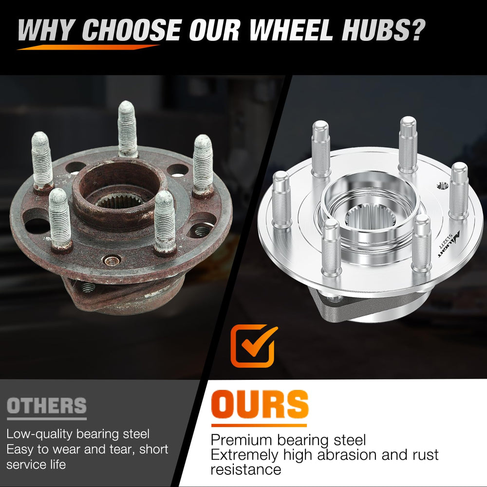 Nilight rear hub assembly for Buick Lacrosse helps reduce wheel play and vibration.