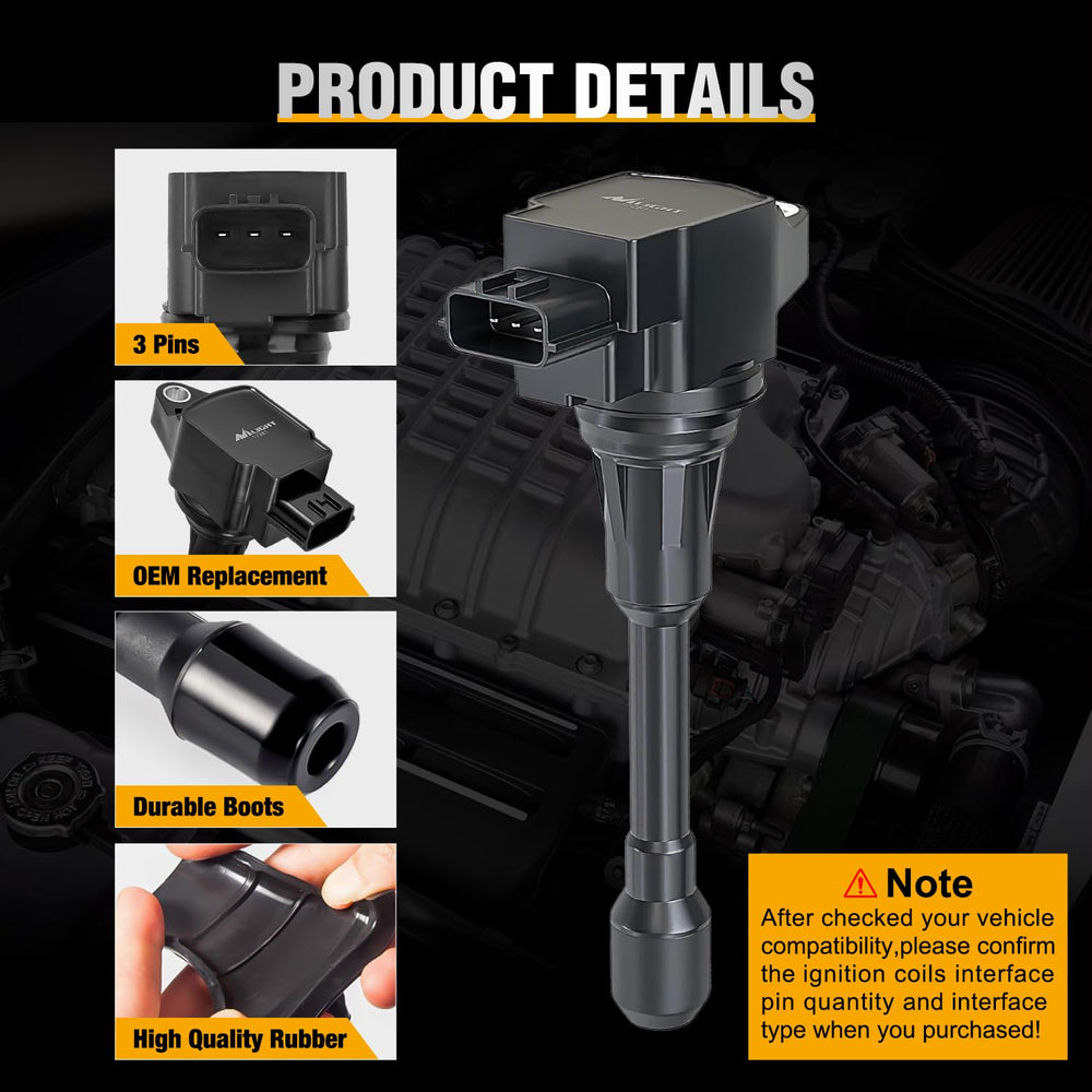Nilight ignition coil installation — silicone oil eased replacement for a cleaner, quicker upgrade.