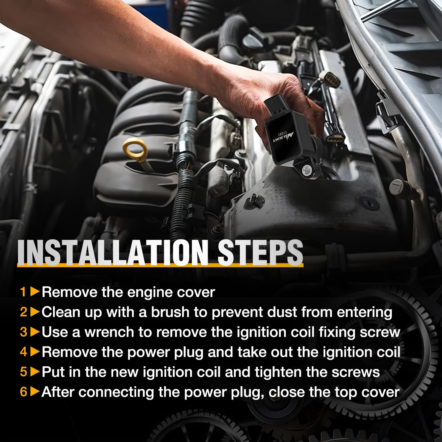 Nilight UF651 coils undergoing durability check for reliable ignition performance