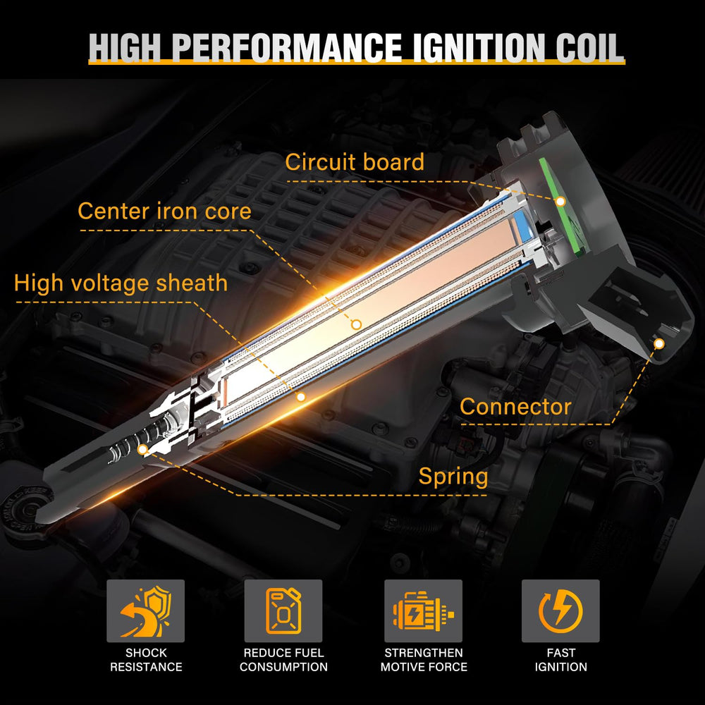 Nilight UF651 coil label displaying OE numbers to verify fitment
