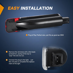 Nilight installation guide image depicting quick plug-and-play fit.