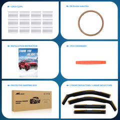 Nilight installation kit contents for tool-free setup.