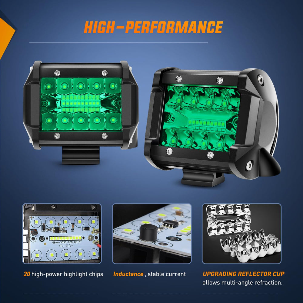 Nilight IP67 waterproof design protects against dust and water in wet conditions.