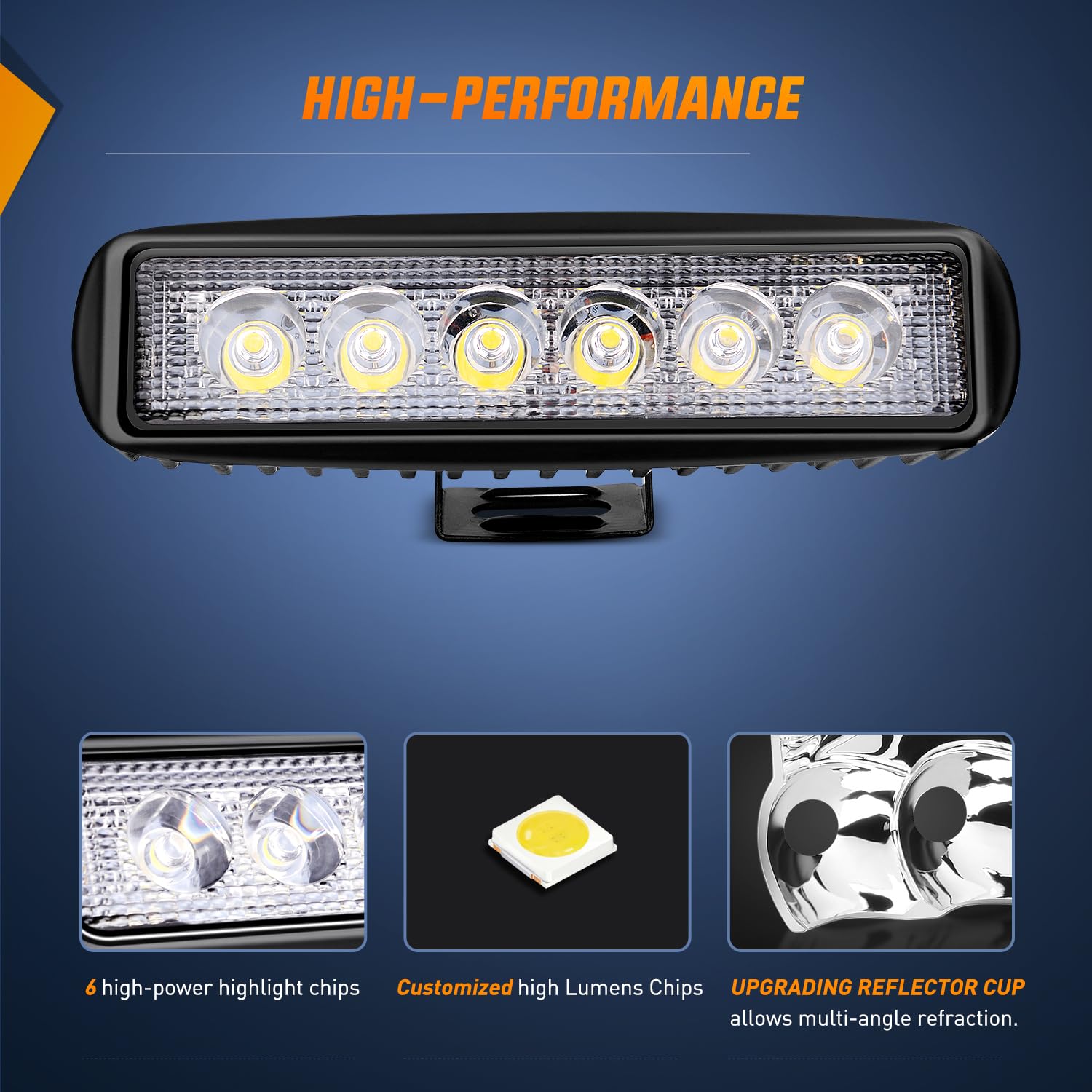 Nilight IP67 waterproof and dustproof design for rugged outdoor use.