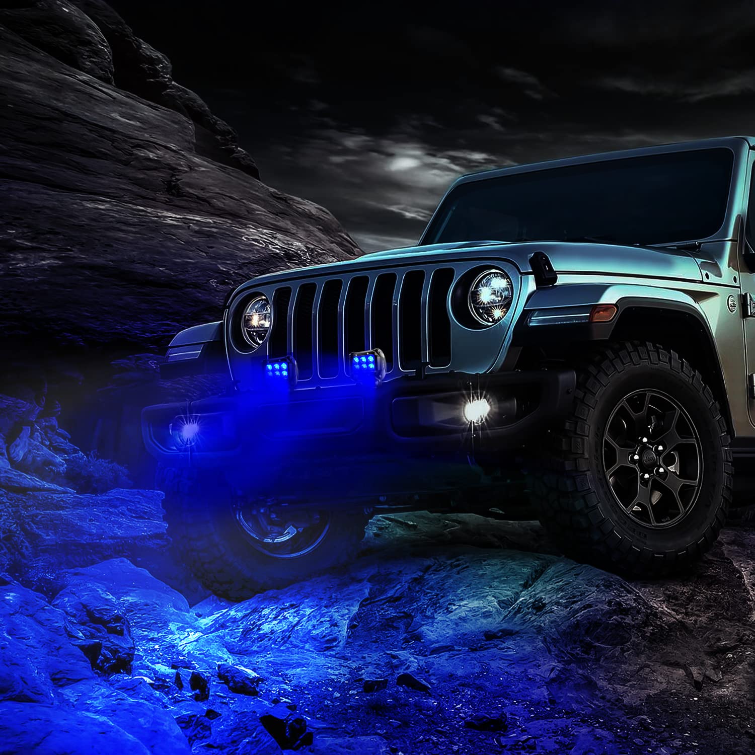 Nilight IP67 waterproof design protects against dust and water during outdoor adventures
