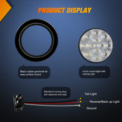Nilight IP67 waterproof trailer light withstands harsh weather