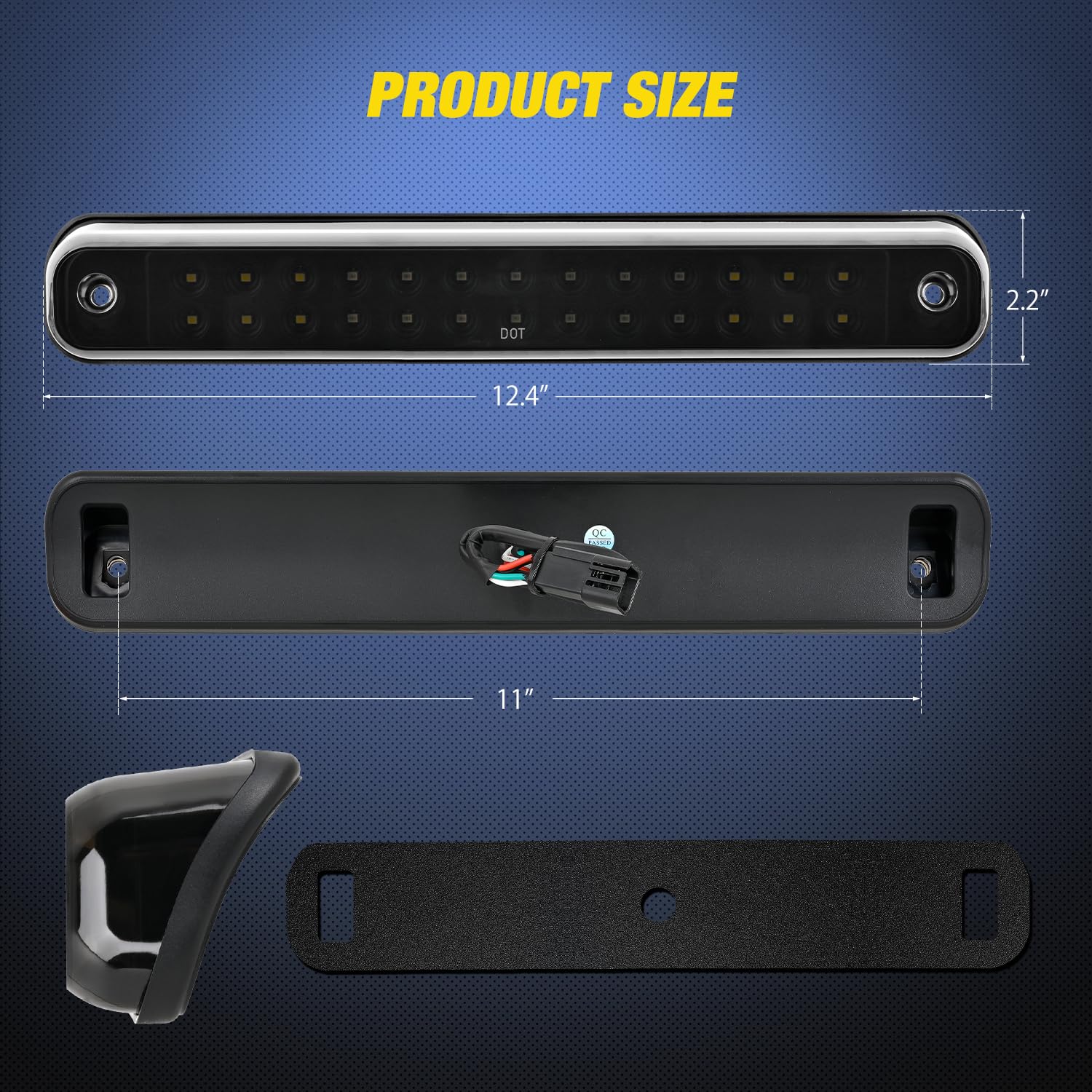 Nilight LED assembly close-up highlights 26 LEDs for faster illumination
