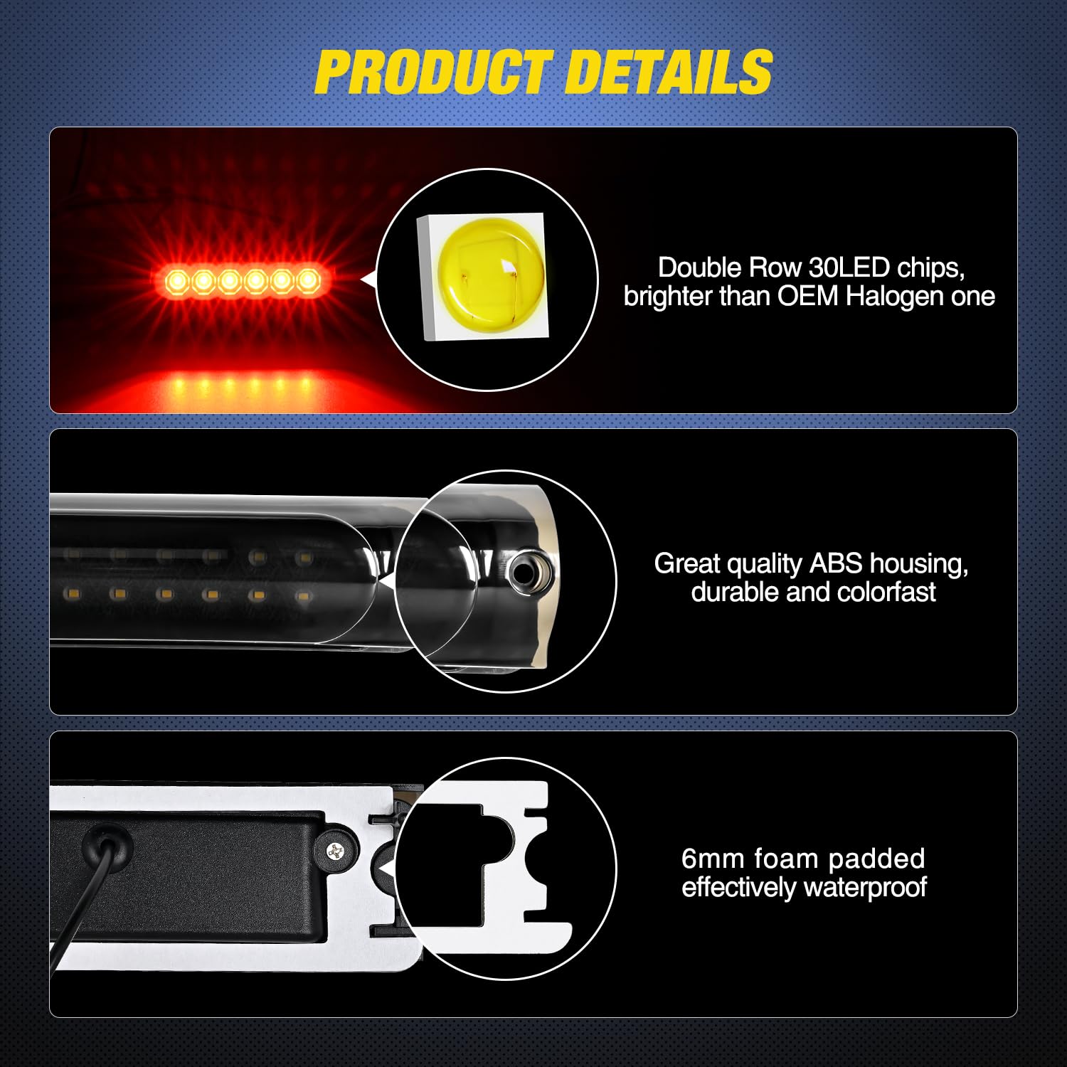 Nilight LED cargo light brightens the truck bed area when needed