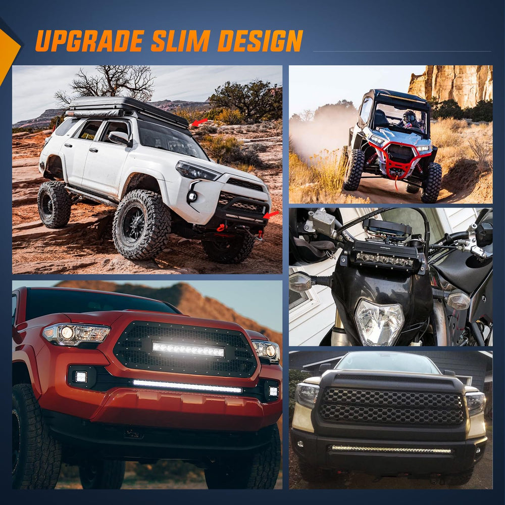 Nilight 31-inch LED light bar cooling fins extend lifespan