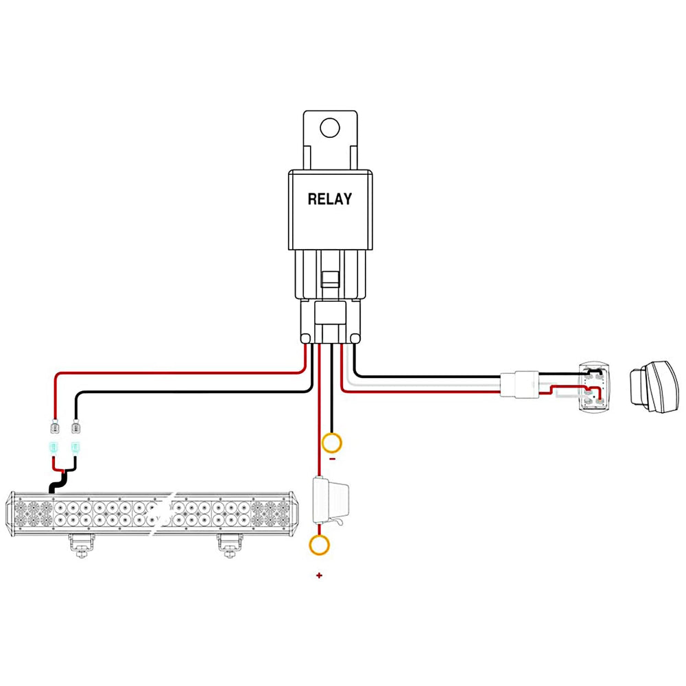 Close-up of Nilight LEDs showing high-intensity output