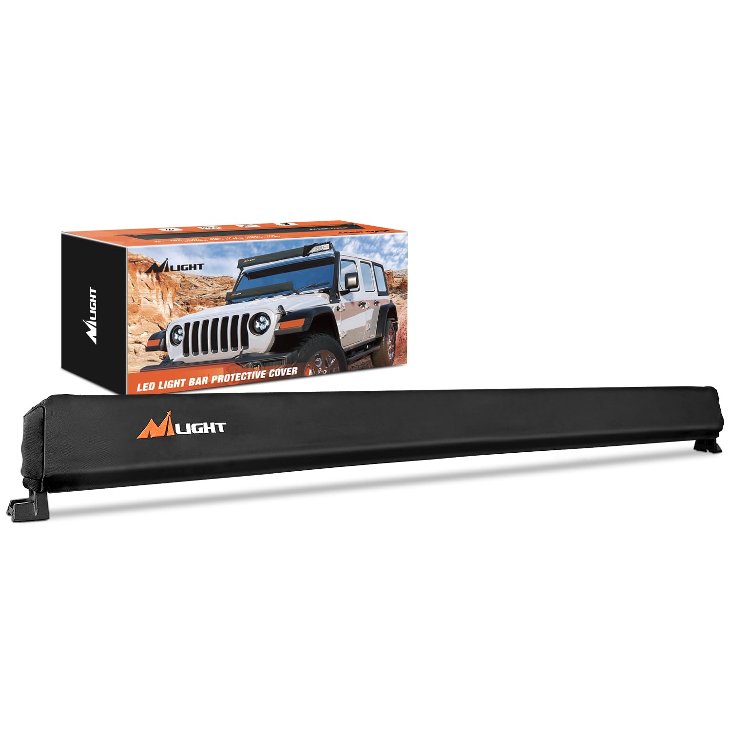 Nilight 52-inch LED light bar cover front view protects against scratches