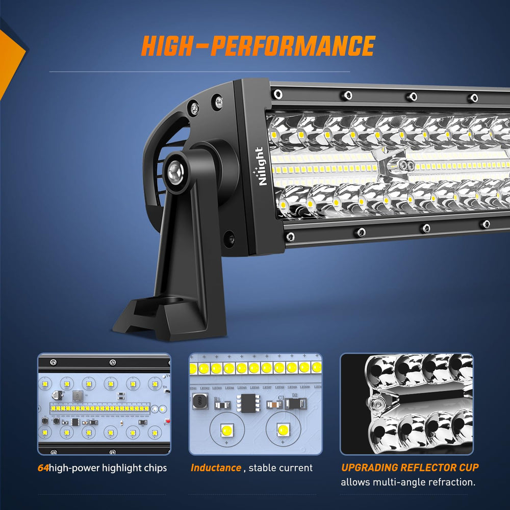 Nilight heat dissipation design with 6063 aluminum enhances cooling efficiency.