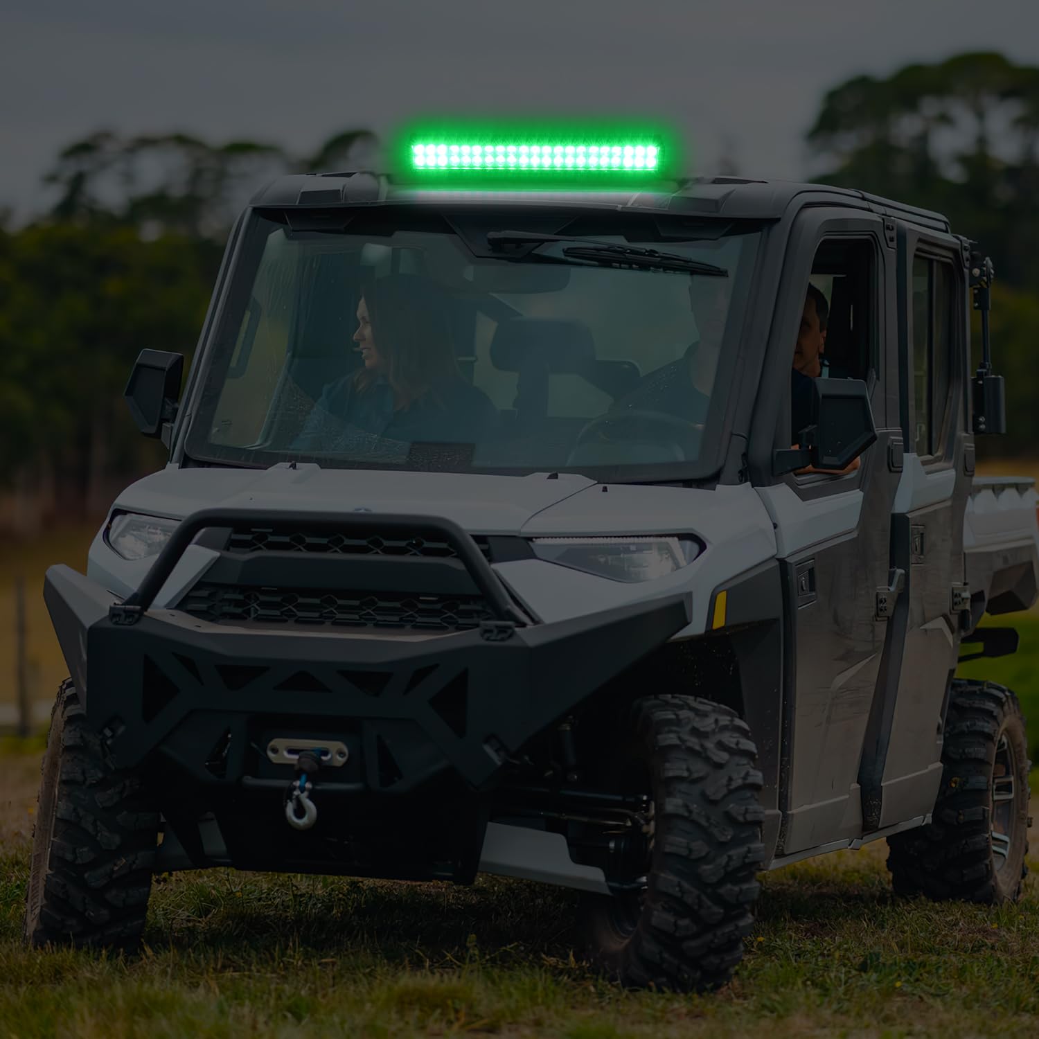 Nilight light bar packaging includes mounting brackets for easy setup.
