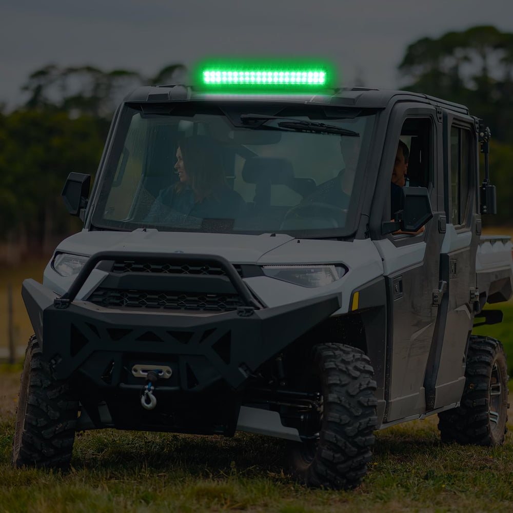 Nilight light bar packaging includes mounting brackets for easy setup.