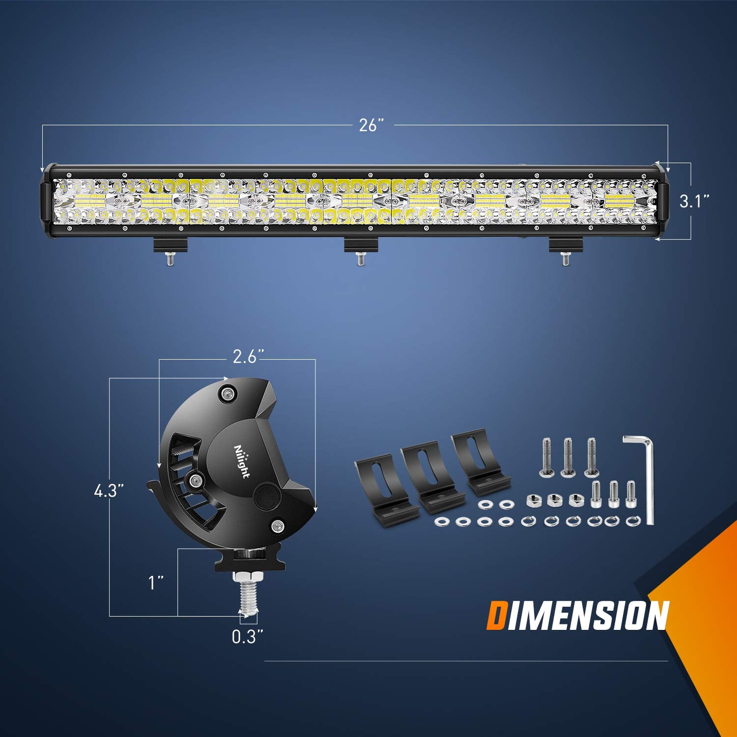 Nilight triple-row design emphasizing enhanced forward and peripheral light