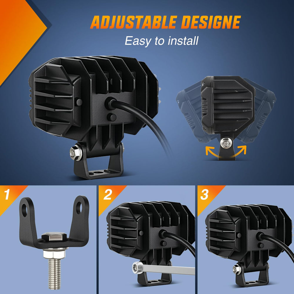 Nilight IP67-rated housing protects against dust and water during adventures