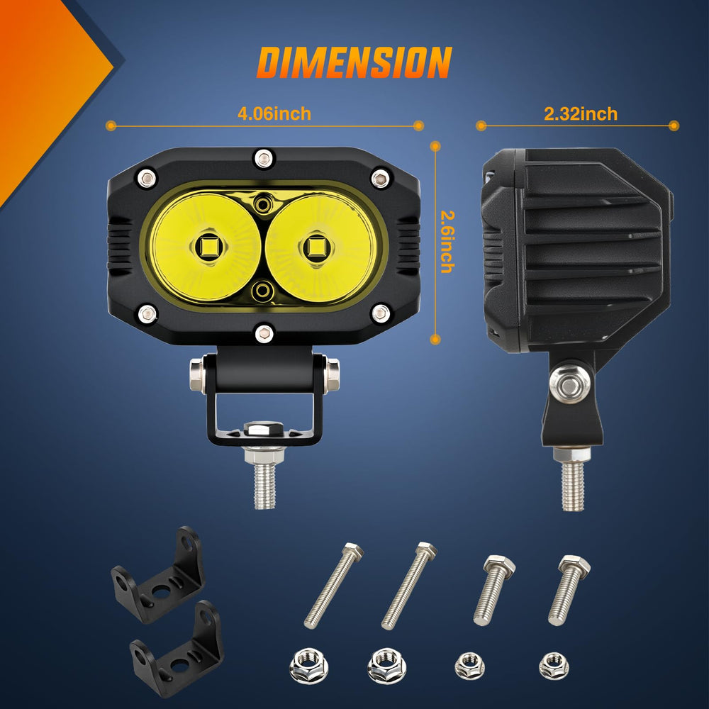 Nilight pod light side mount demonstrates flexible installation for trucks and SUVs