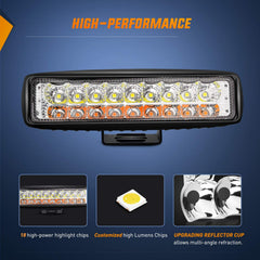 Nilight LED pods waterproof-dustproof aluminum-casing ensures durable use.