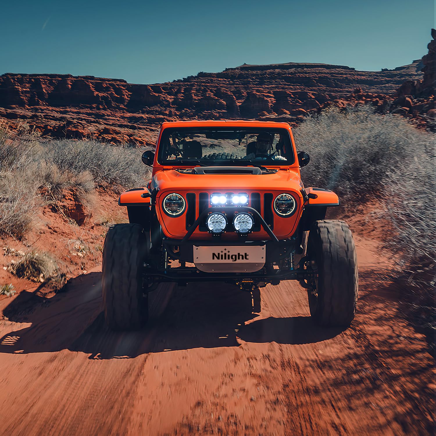 Nilight 3 inch off-road LED pods for trail use and fog lighting
