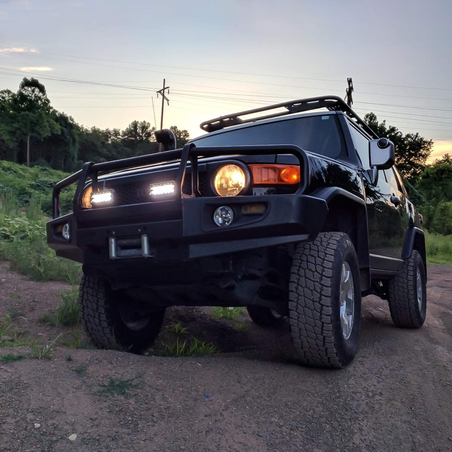 Nilight Led Pods package includes two light bars and mounting brackets.