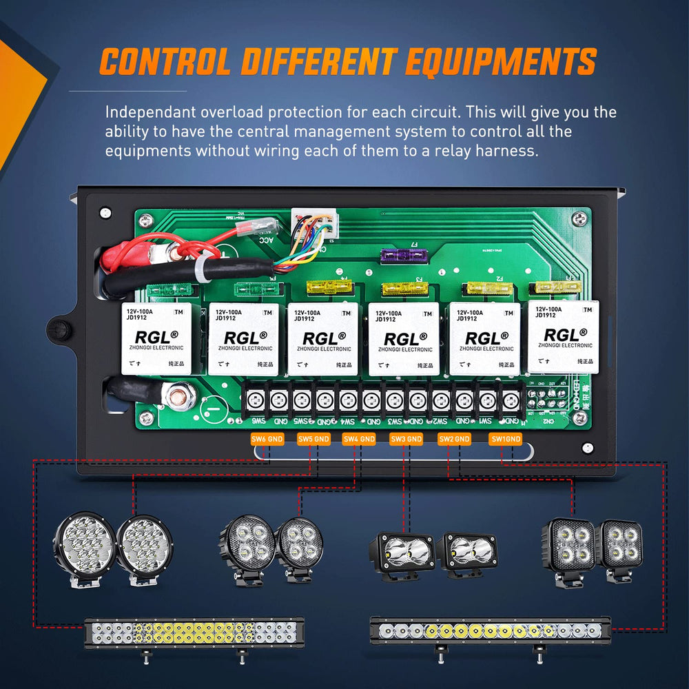 Nilight voltmeter display shows live vehicle voltage at a glance