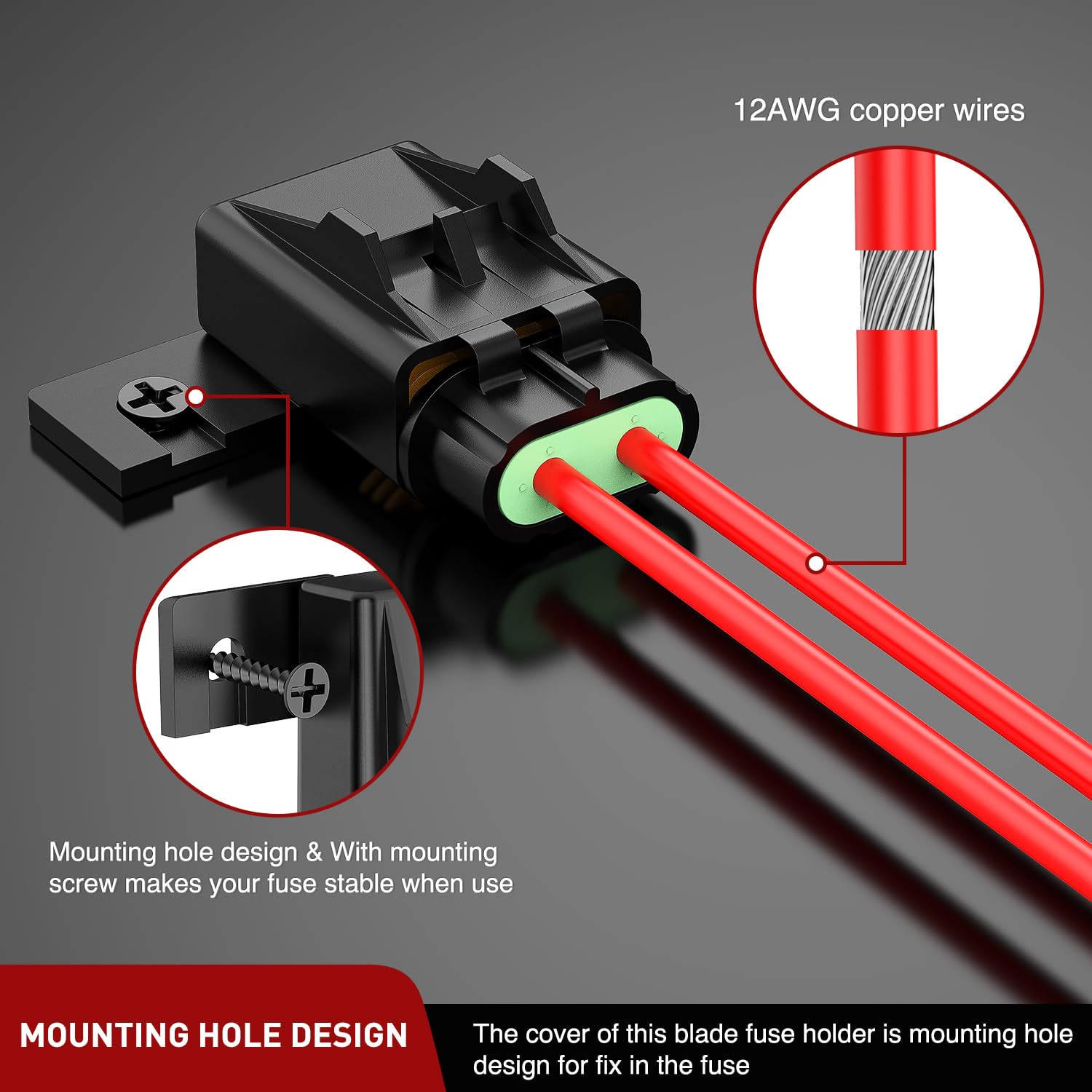 Nilight locking weatherproof cover safeguards connections from dust and moisture