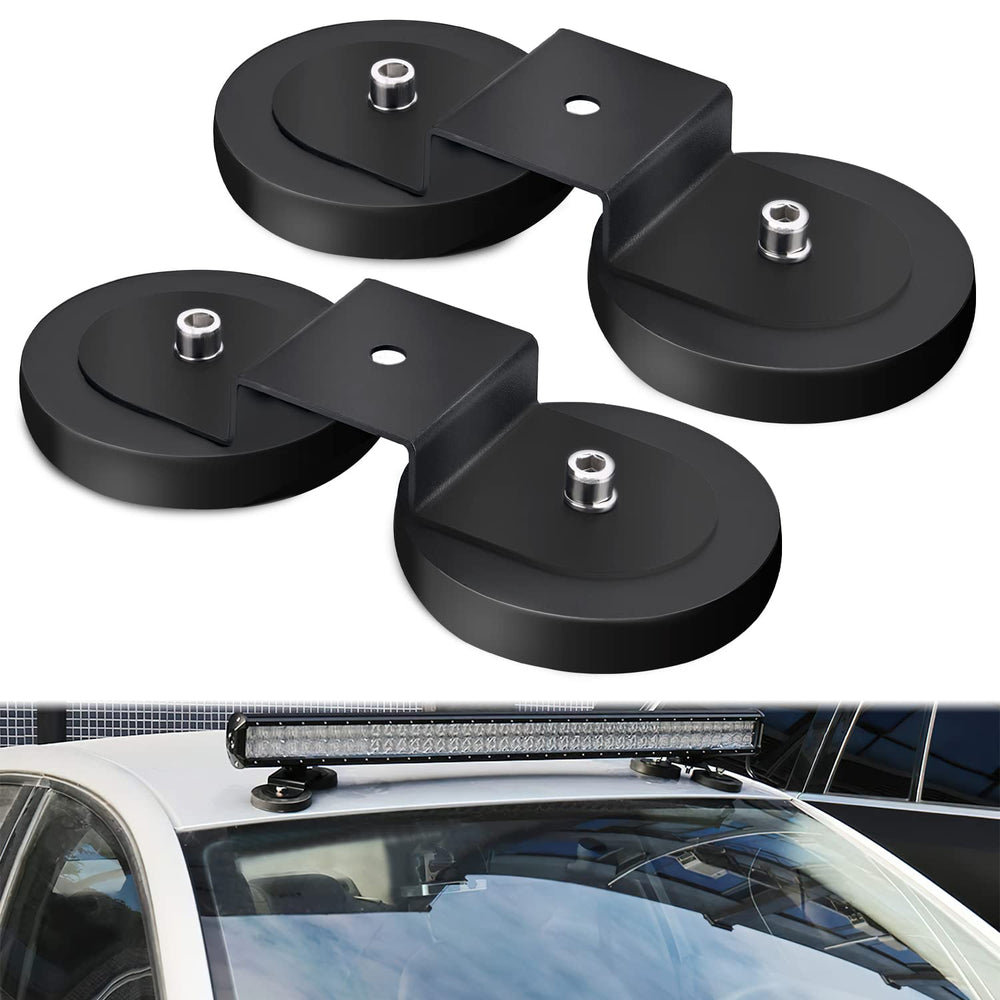 Nilight magnetic base mounts on roof or hood for secure lighting.