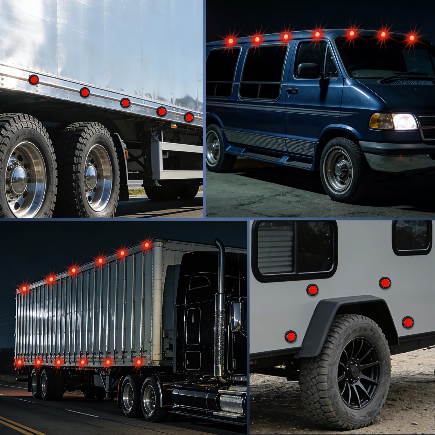 Nilight marker light suited for heavy-duty trucks and trailers