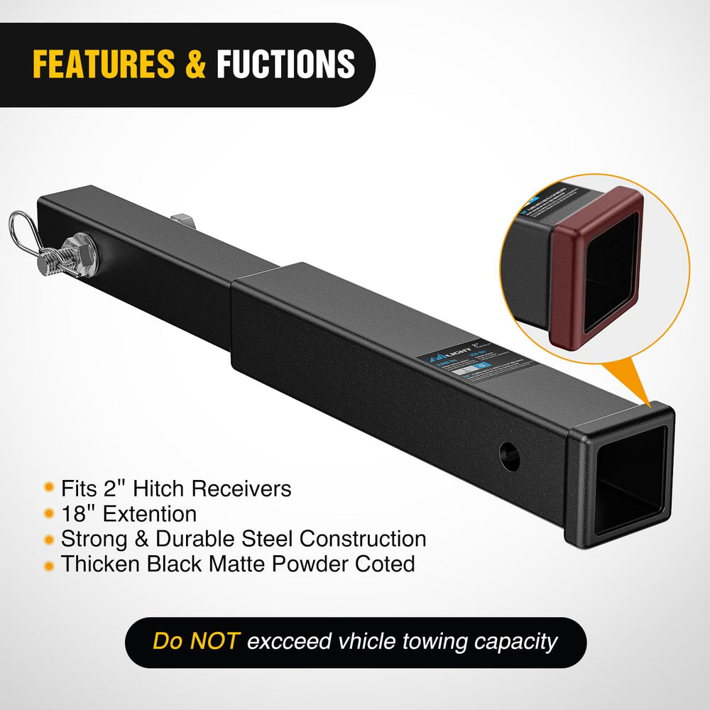 Nilight matte black corrosion-resistant finish withstands rain and dirt outdoors.