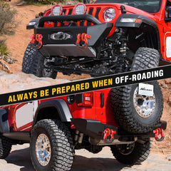 Nilight mega D-ring shackle screw-pin close-up highlights secure attachment hardware.