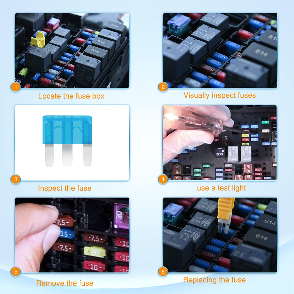Nilight Micro3 10A blade fuse supports higher current circuits.