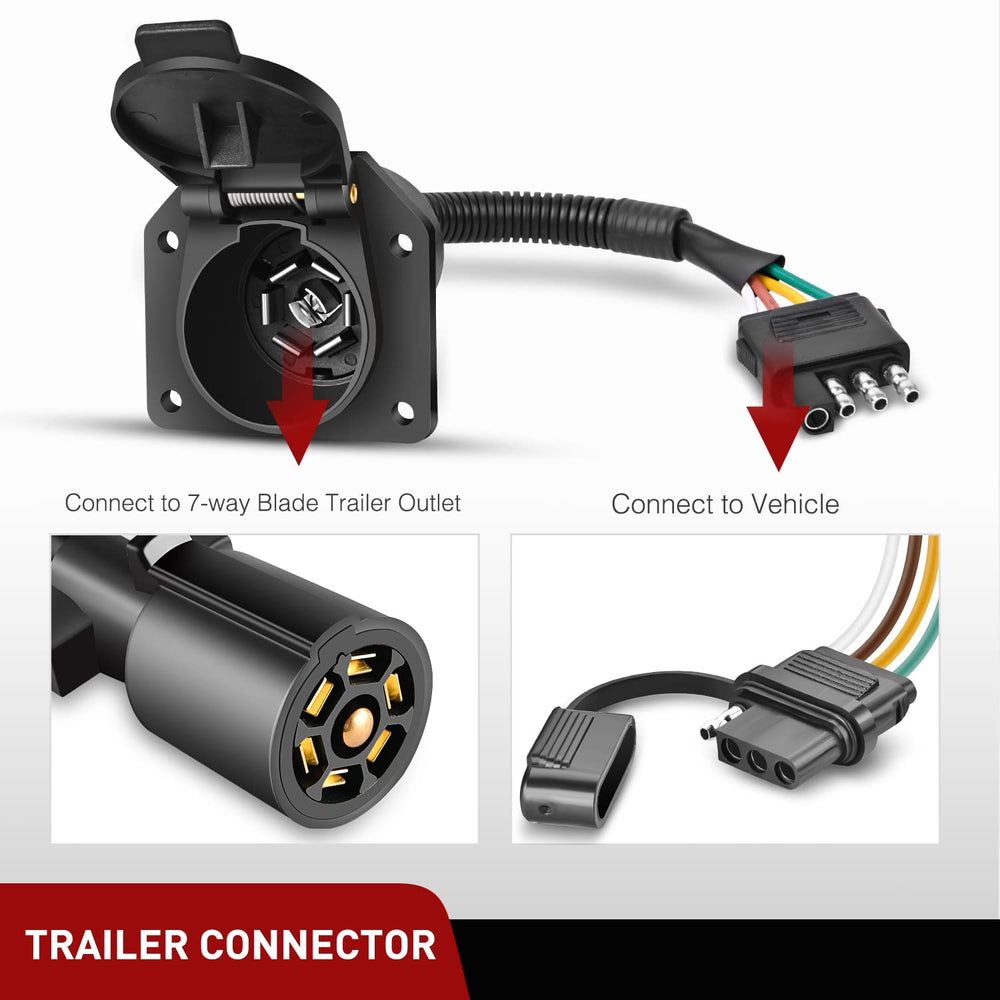 Nilight mounting bracket for trailer adapter ensures a firm installation