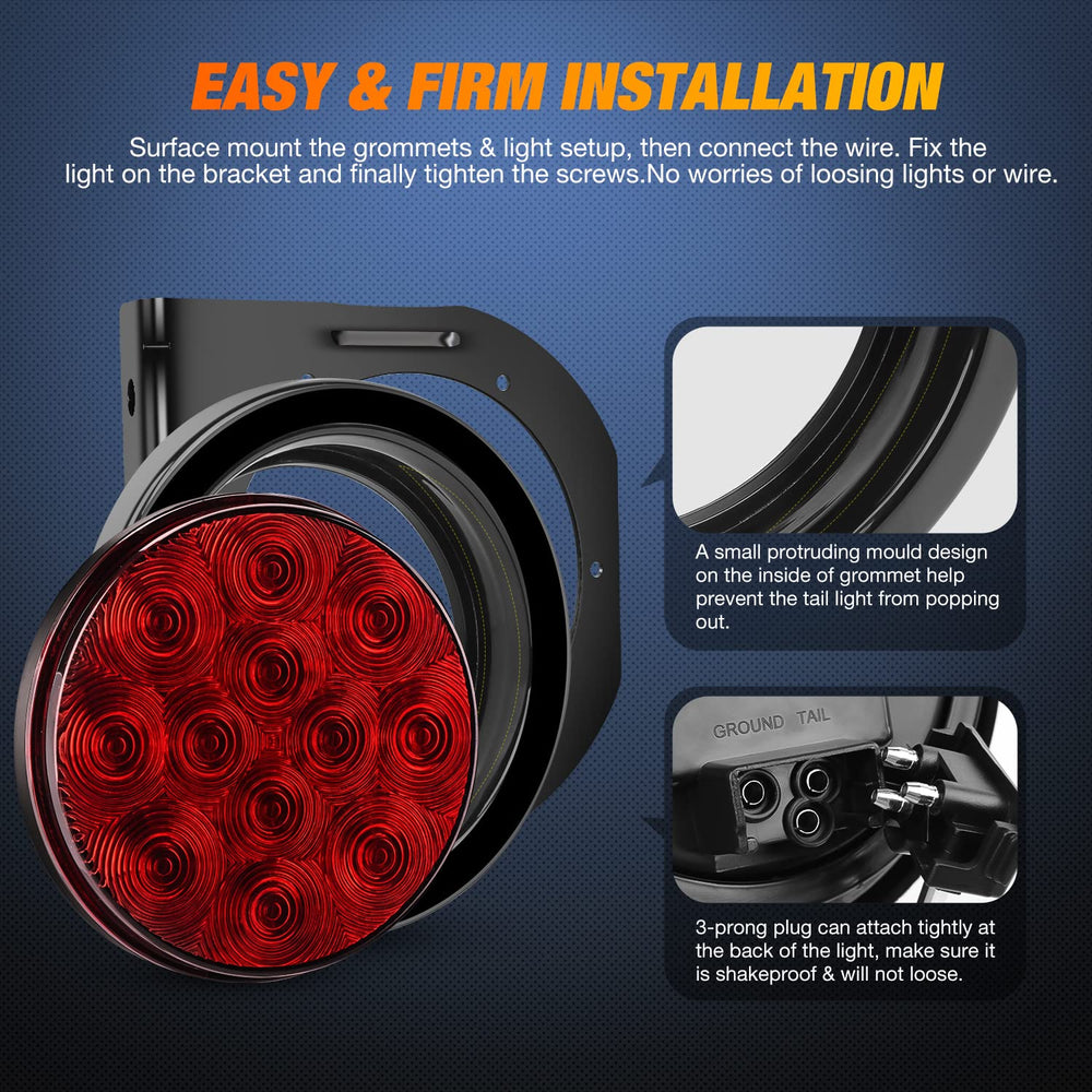 Nilight mounting bracket with holes for firm attachment