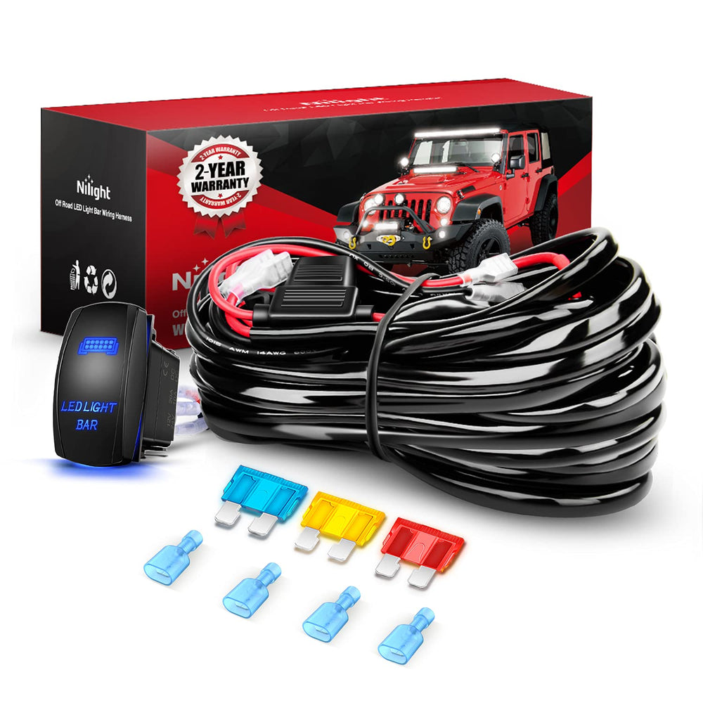Nilight NI-WA 09 wiring harness kit for LED light bars.