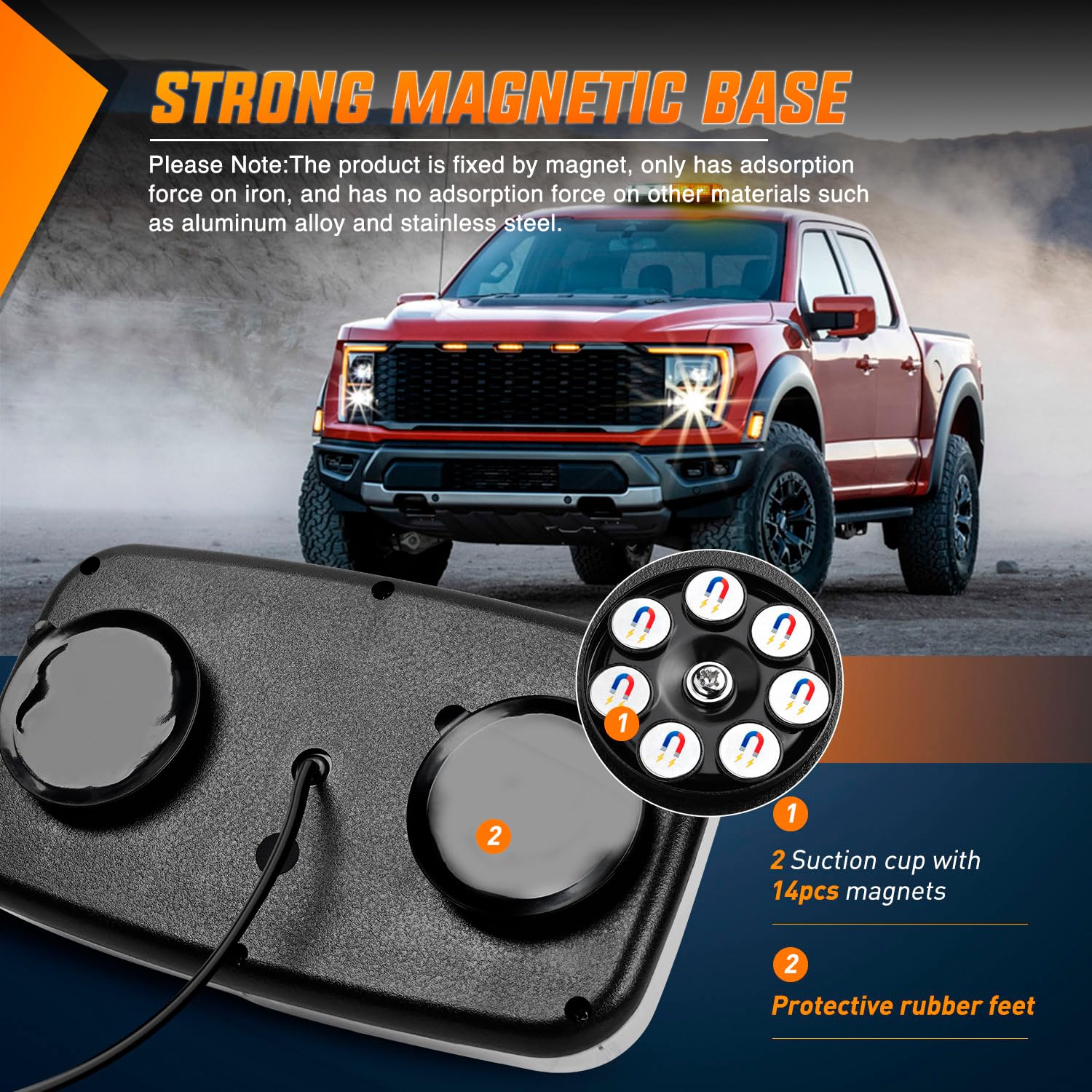 Nilight nine point five one ft cable enables flexible vehicle installation