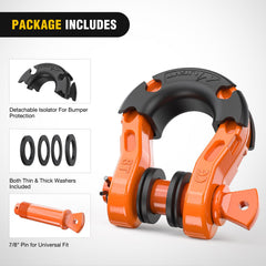 Nilight off-road recovery setup shown with straps and blocks for trails.