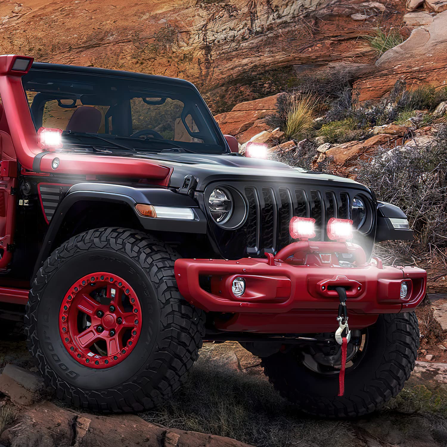 Nilight light bars suitable for off-road, driving, and work lighting scenarios.