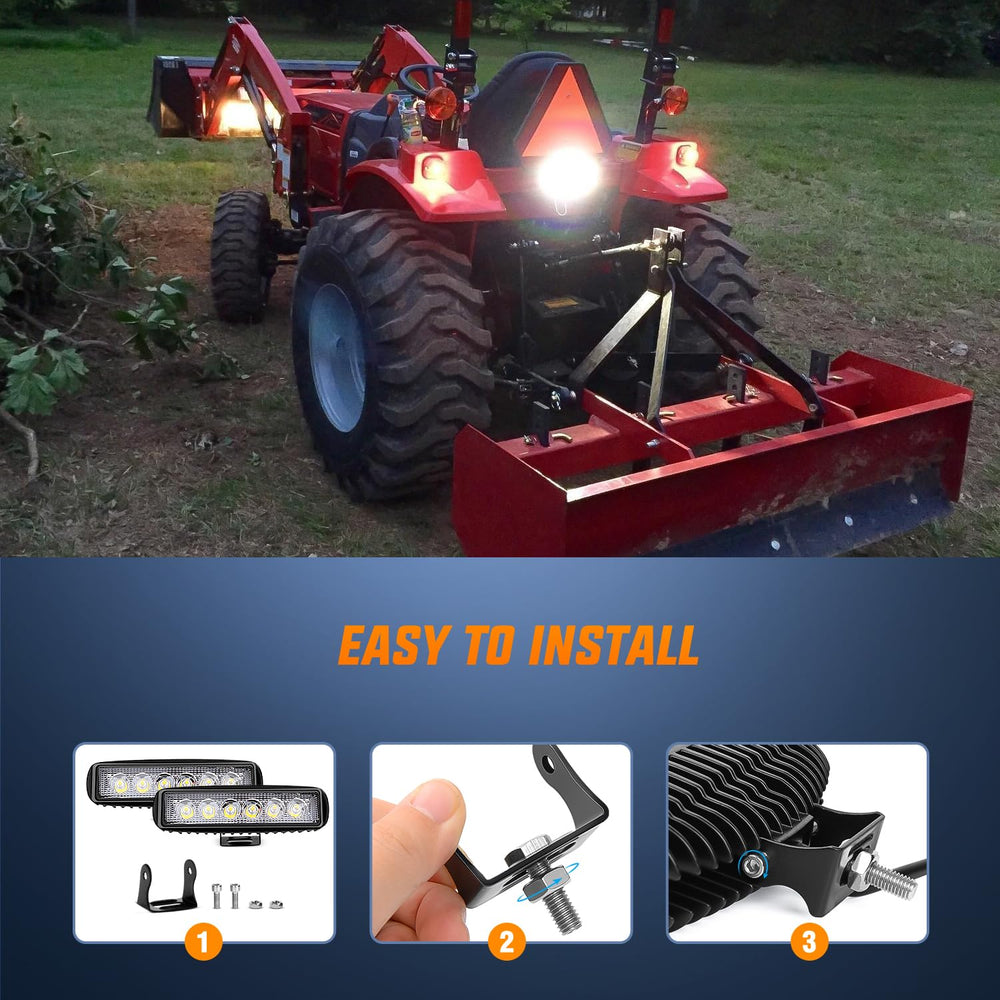 Nilight off-road lighting set suitable for Jeeps, trucks, ATVs and boats.