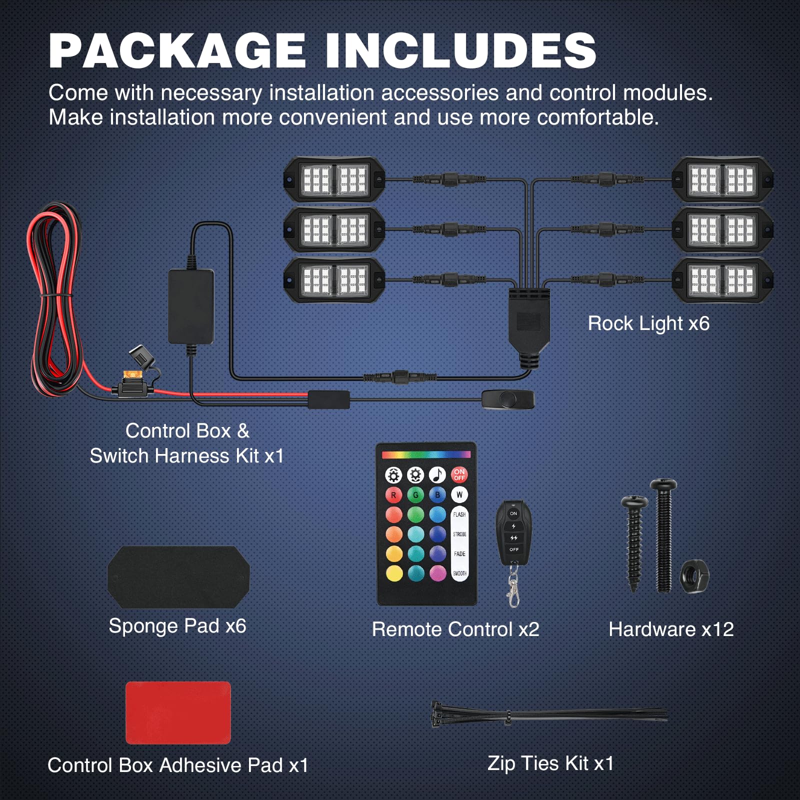 Nilight one-to-one remote mode reduces interference for reliable control.