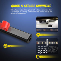 Nilight on/off switch blade fuse keeps wiring safe and simple.