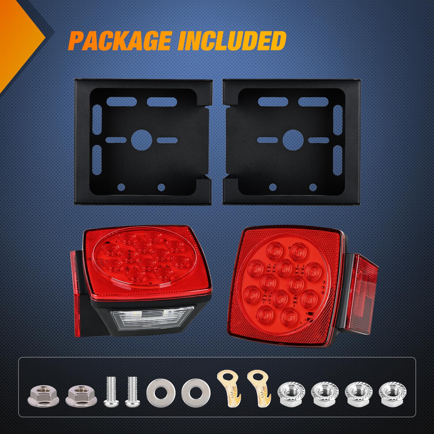 Nilight package included kit with hardware for fast setup