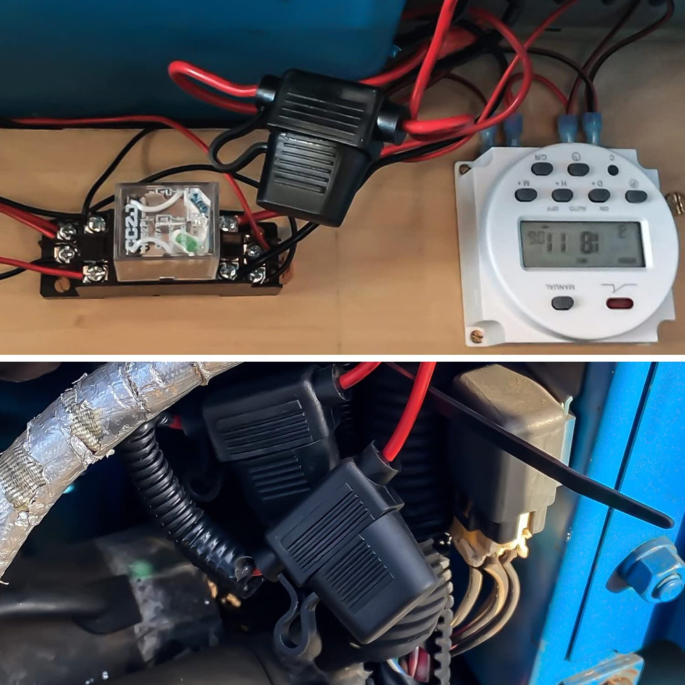 Nilight fuse kit includes holders and fuses for quick setup and protection.