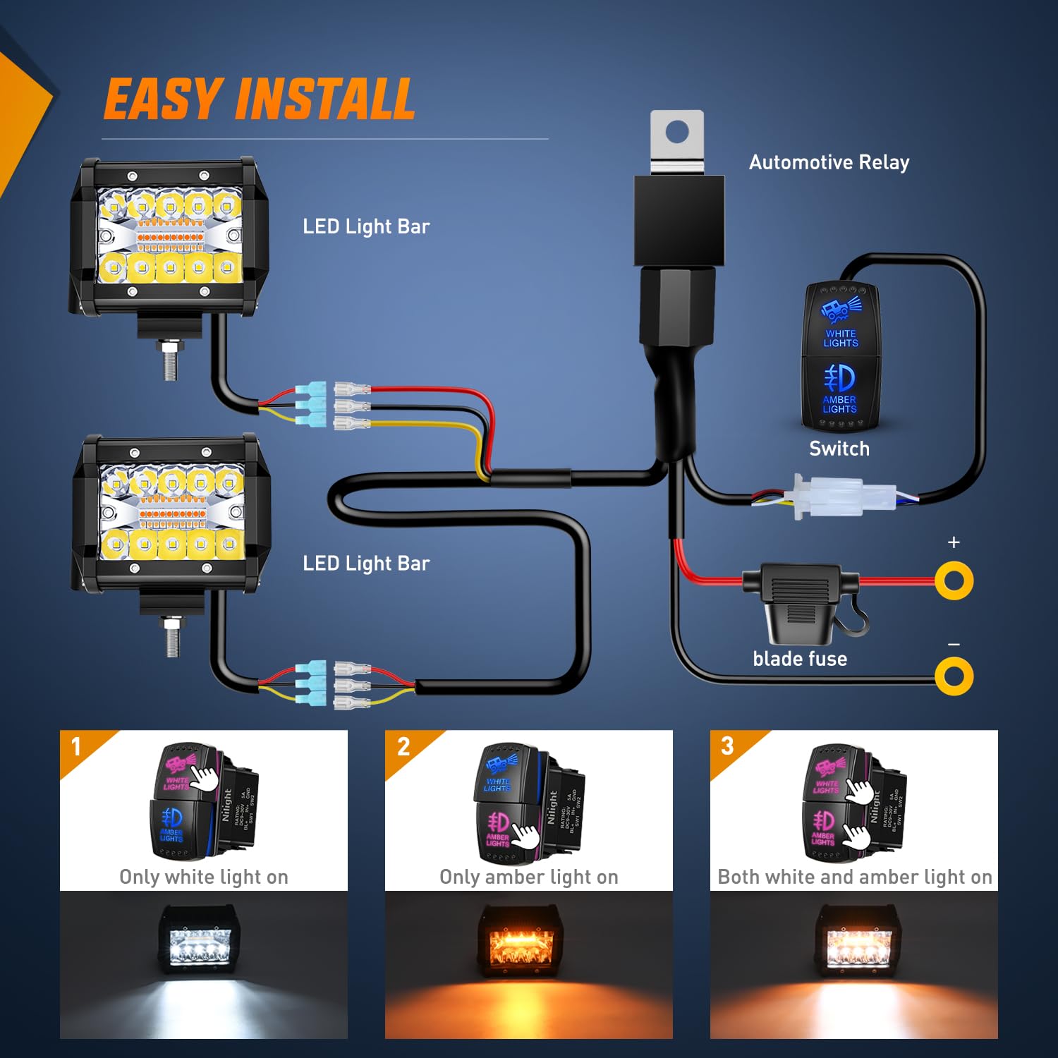 Nilight PC lens clarity enhances beam reach in fog