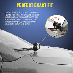 Nilight powder-coated brackets resist rust and wear on rugged trails.
