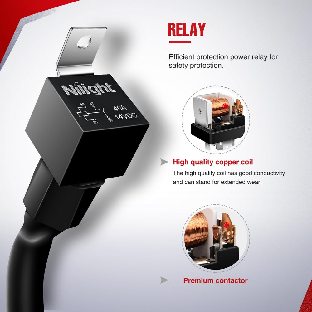 Nilight power relay for reliable circuit switching and protection